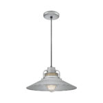 Millennium Lighting RRRC18-GA R Series 18˝ Cord Hung Railroad Shade Galvanized finish