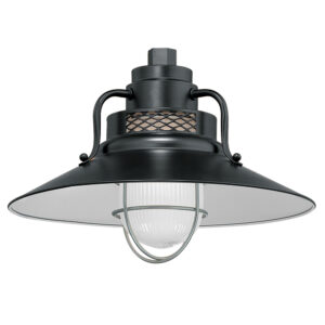 Millennium Lighting RRRS14-SB R Series 14˝ Railroad Shade Satin Black finish