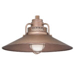 Millennium Lighting RRRS18-CP R Series 18˝ Railroad Shade Copper finish