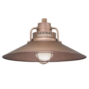 Millennium Lighting RRRS18-CP R Series 18˝ Railroad Shade Copper finish