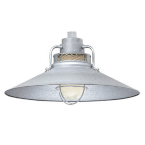 Millennium Lighting RRRS18-GA R Series 18˝ Railroad Shade Galvanized finish