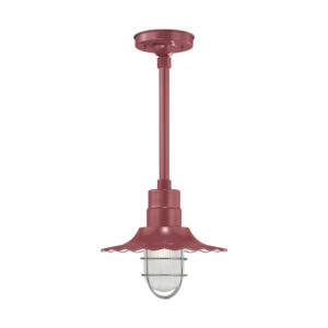 Millennium Lighting RRWS12-SR R Series 12˝ Radial Wave Shade Satin Red finish