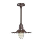 Millennium Lighting RRWS15-ABR R Series 15˝ Radial Wave Shade Architectural Bronze finish
