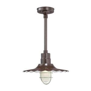 Millennium Lighting RRWS15-ABR R Series 15˝ Radial Wave Shade Architectural Bronze finish