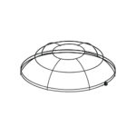 Millennium Lighting RWG20-SB R Series Wire Guard Satin Black finish 20in