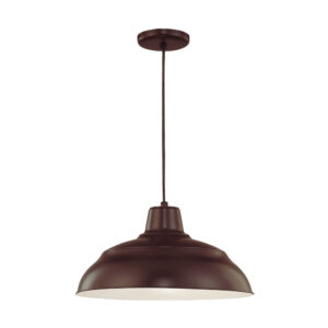 Millennium Lighting RWHC17-ABR R Series 17˝ Fabric Cord Hung Warehouse Shade Architectural Bronze finish