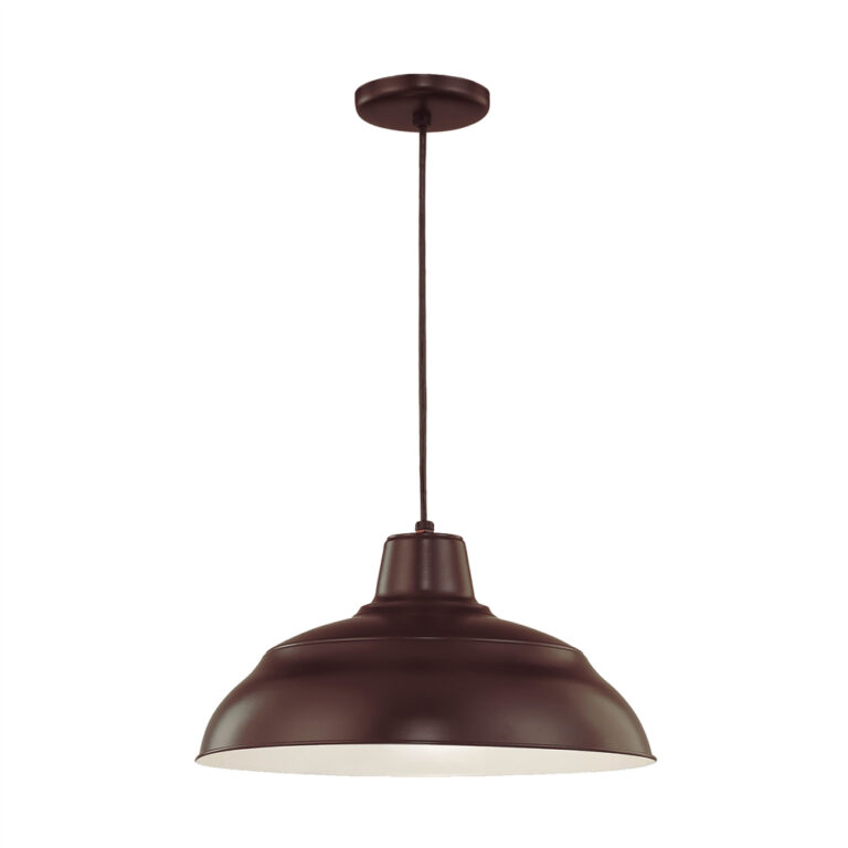 Millennium Lighting RWHC17-ABR R Series 17˝ Fabric Cord Hung Warehouse ...