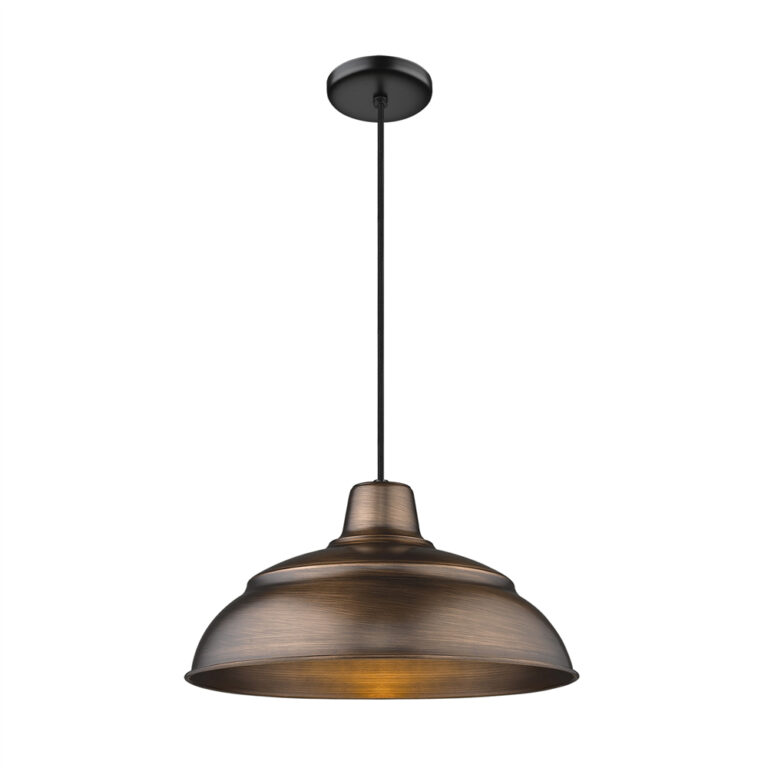 Millennium Lighting RWHC17-NC R Series 17˝ Fabric Cord Hung Warehouse ...