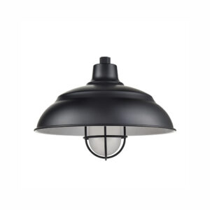 Millennium Lighting RWHCGS17-SB R Series 17˝ Warehouse Cast Guard One Light Shade Satin Black finish