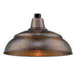 Millennium Lighting RWHS14-NC R Series 14˝ Warehouse Shade Natural Copper finish