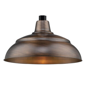 Millennium Lighting RWHS14-NC R Series 14˝ Warehouse Shade Natural Copper finish