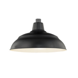 Millennium Lighting RWHS14-SB R Series 14˝ Warehouse Shade Satin Black finish
