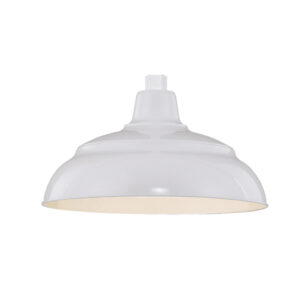 Millennium Lighting RWHS14-WH R Series 14˝ Warehouse Shade White finish