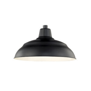 Millennium Lighting RWHS17-SB R Series 17˝ Warehouse Shade Satin Black finish
