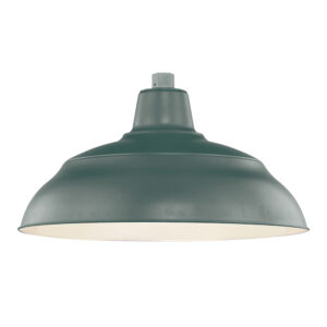 Millennium Lighting RWHS17-SG R Series 17˝ Warehouse Shade Satin Green finish