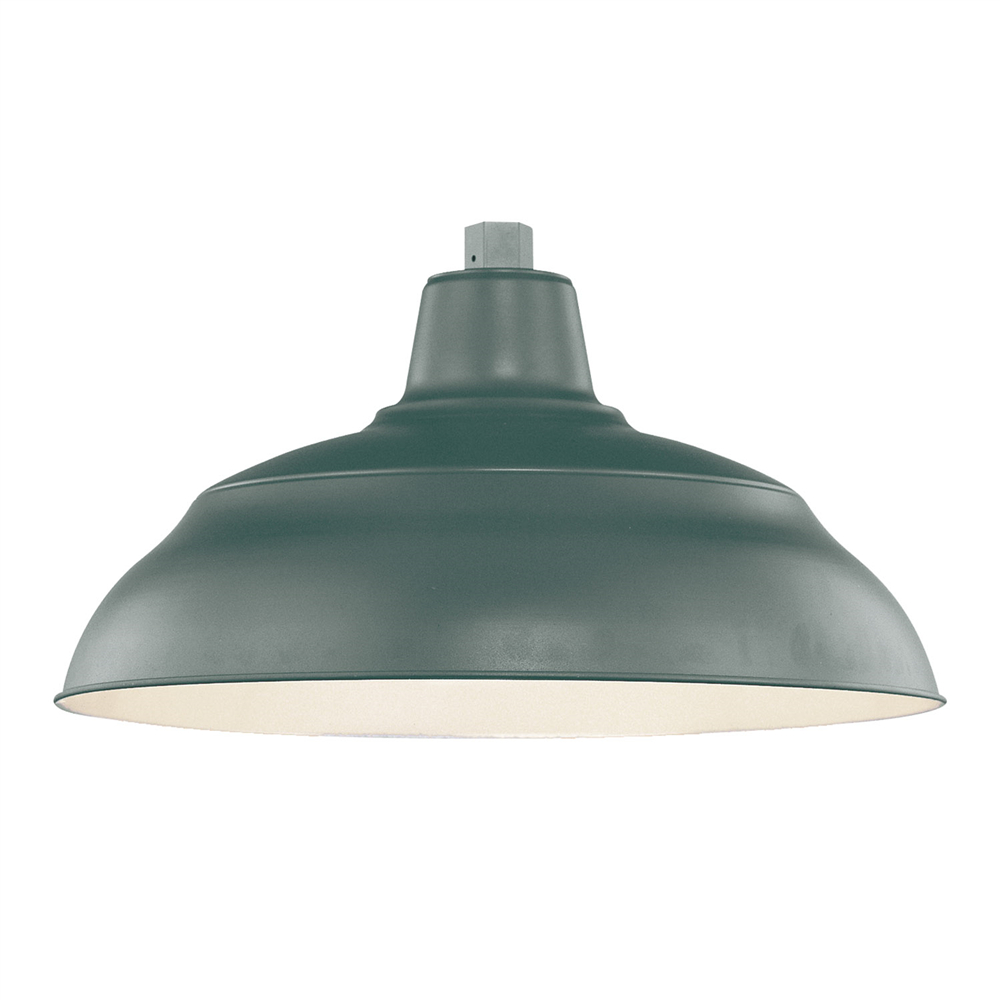 Millennium Lighting RWHS17-SG R Series 17˝ Warehouse Shade Satin Green finish