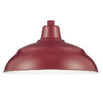 Millennium Lighting RWHS17-SR R Series 17˝ Warehouse Shade Satin Red finish