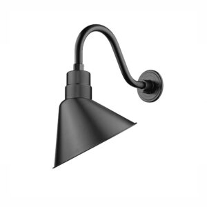 Millennium Lighting UA12-SBL R Series 1 Light 12" Sconce Satin Black finish
