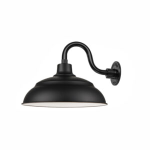 Millennium Lighting UWS14GN10-SB R Series 12" Tall Wall Sconce Satin Black finish