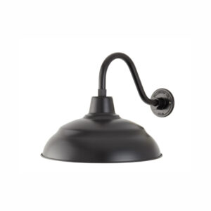 Millennium Lighting UWS17GN15-SB R Series 15" Tall Wall Sconce Satin Black finish