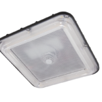 Honya Lighting HYA-GC2-100W-FG-H-TCP Garage Canopy Light Watt Selectable 40W 60W 80W