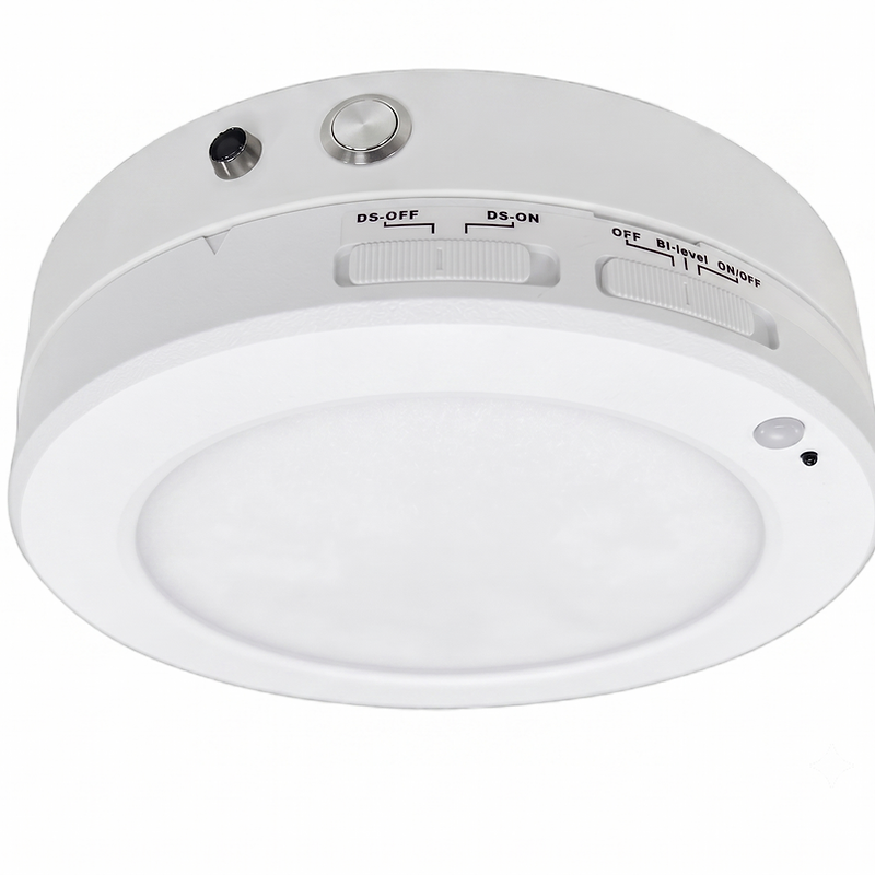 Honya Lighting HY-SMD-R7-15W-CCT(MS) Surface Mount Down Light with Daylight and Motion Sensor 7 inch Round 15W CCT Selectable