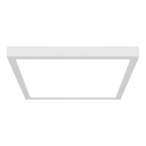 Nicor Lighting DSE93120SSQWH 9" Edge-Lit Selectable LED Surface-Mount Square, Selectable CCT, White