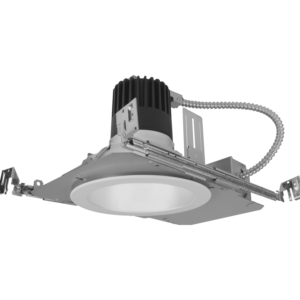 Nicor Lighting CDG6138SUS9WHWHMN 6" Modular LED Downlight System with Frame Medium-Narrow Optic, Selectable CCT, White