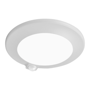 Nicor Lighting RSD61120SWHM 6" Surface Mount LED Downlight with PIR Sensor, Selectable CCT, White