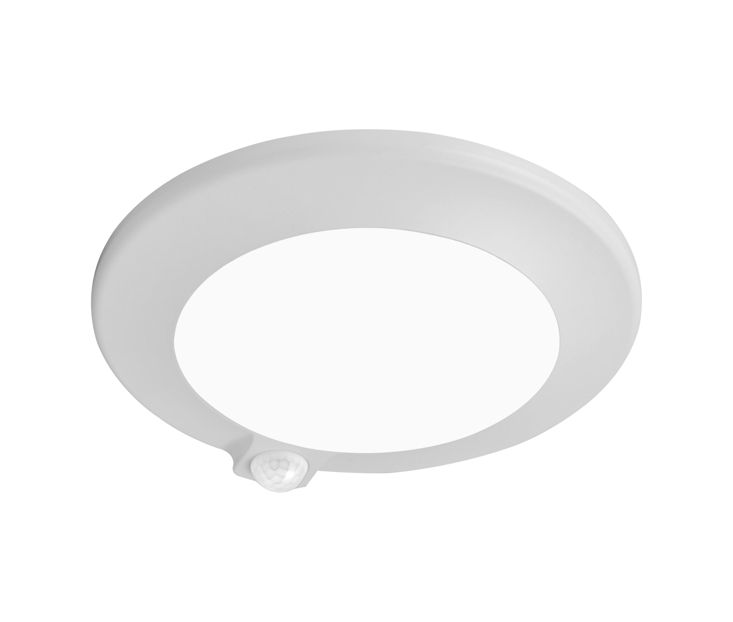 Nicor Lighting RSD61120SWHM 6" Surface Mount LED Downlight with PIR Sensor, Selectable CCT, White