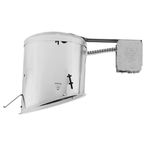 Nicor Lighting 17022RA 6" Remodel Sloped Ceiling Housing, Silver