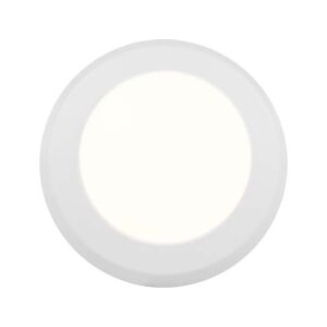 Nicor Lighting RCD41120S9WH Low-Profile Surface Mount LED Disk Light 4 inch, Selectable CCT, White