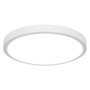 Nicor Lighting DSE93120SRDWH 9" Edge-Lit Selectable LED Surface-Mount Round, Selectable CCT, White