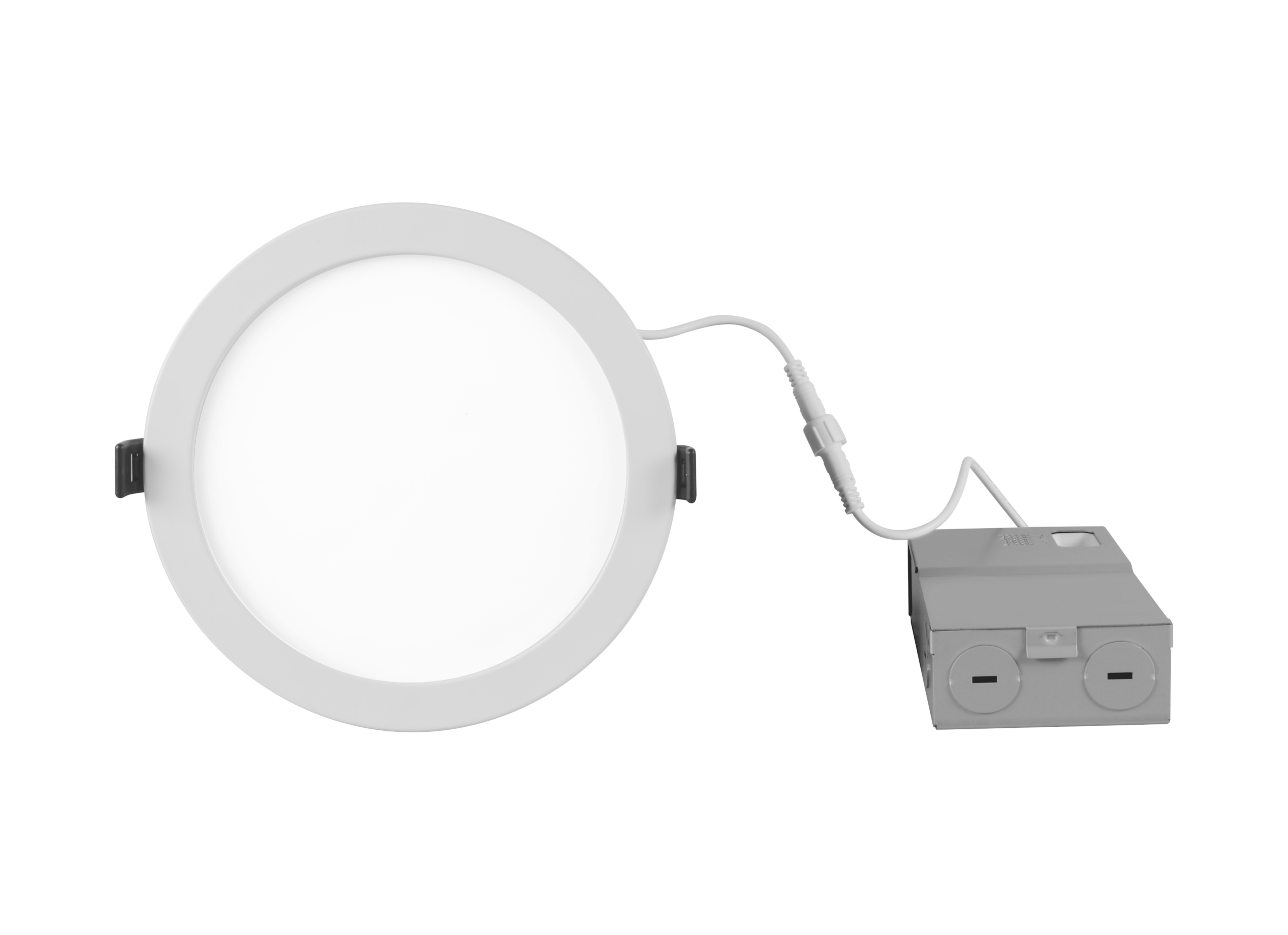 Nicor Lighting REL61UNVSRDWH 6" Edge-Lit Recessed LED Downlight Round, Selectable CCT, White