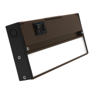 Nicor Lighting NUC508SOB 8" LED Undercabinet, Selectable CCT, Oil-Rubbed Bronze