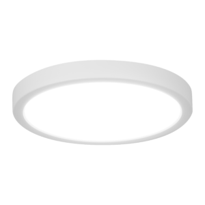 Nicor Lighting DSE83120SRDWH 8" Edge-Lit Selectable LED Surface-Mount Round, Selectable CCT, White