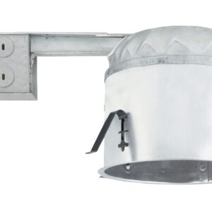 Nicor Lighting 17014AR-LED-ID 6" Remodel Housing LED IC Airtight, Silver