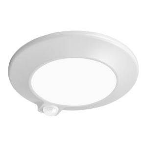 Nicor Lighting RSD41120SWHM 4" Surface Mount LED Downlight with PIR Sensor, Selectable CCT, White