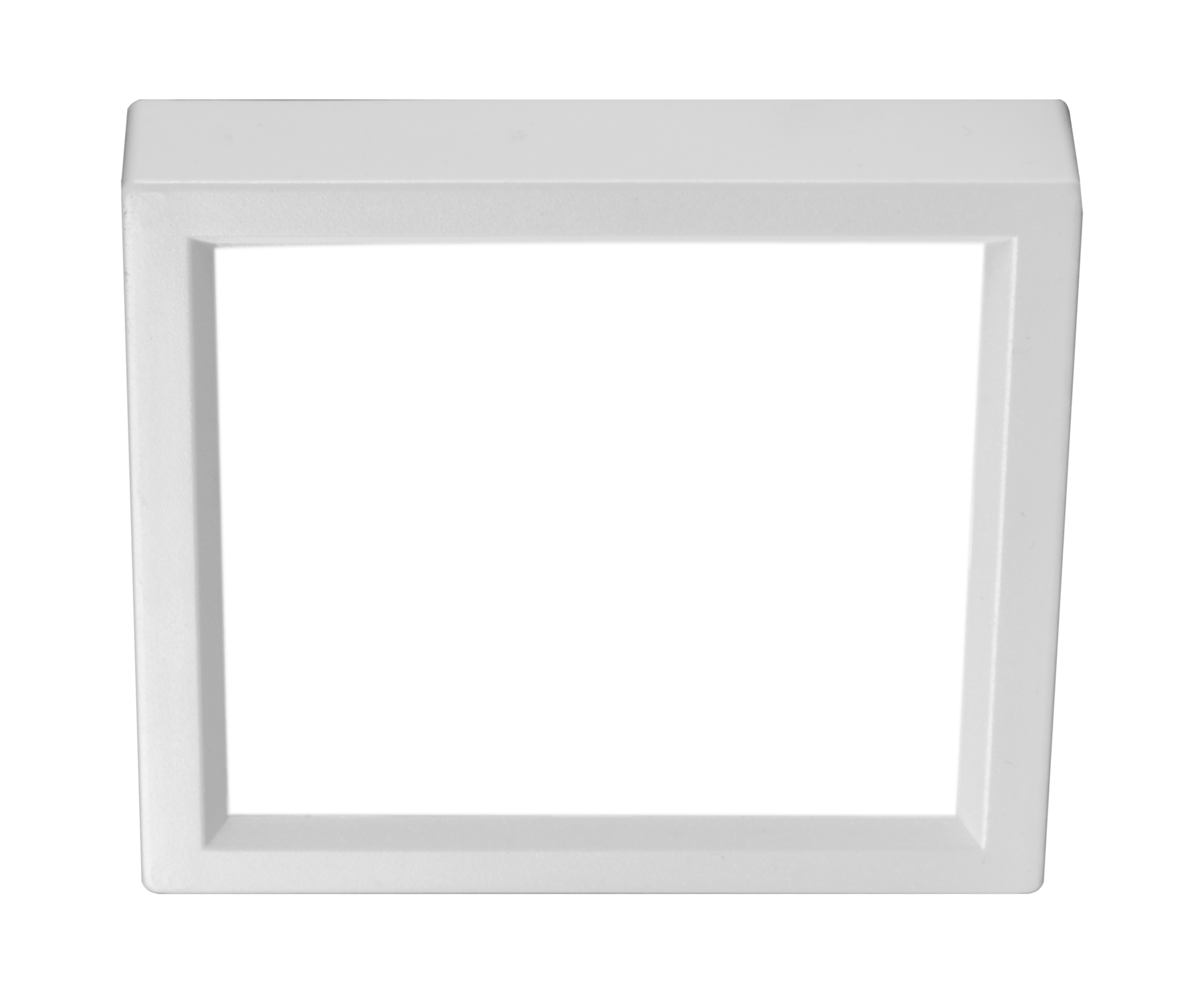Nicor Lighting DSE421203KSQWH 4" Edge-Lit LED Surface-Mount Square, 3000K, White