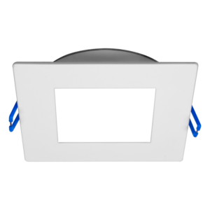 Nicor Lighting DLE621203KSQWH 6" Edge-Lit Recessed LED Downlight Square, 3000K, White