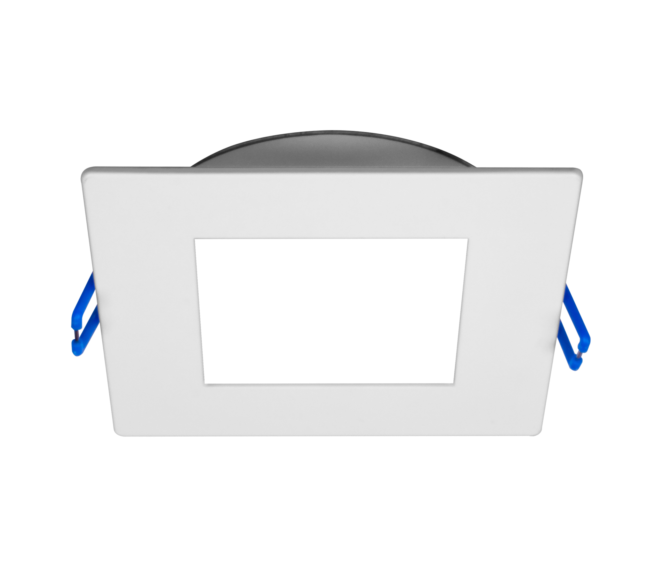 Nicor Lighting DLE621205KSQWH 6" Edge-Lit Recessed LED Downlight Square, 5000K, White
