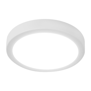Nicor Lighting DSE53120SRDWH 5" Edge-Lit Selectable LED Surface-Mount Round, Selectable CCT, White