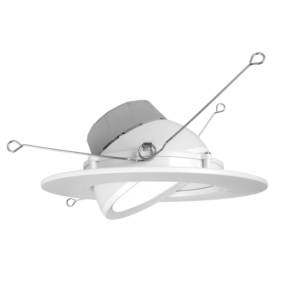 Nicor Lighting DCG63120SWH 6" Recessed LED Gimbal, Selectable CCT, White