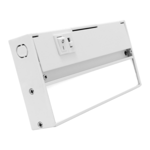 Nicor Lighting NUC508SWH 8" LED Undercabinet, Selectable CCT, White