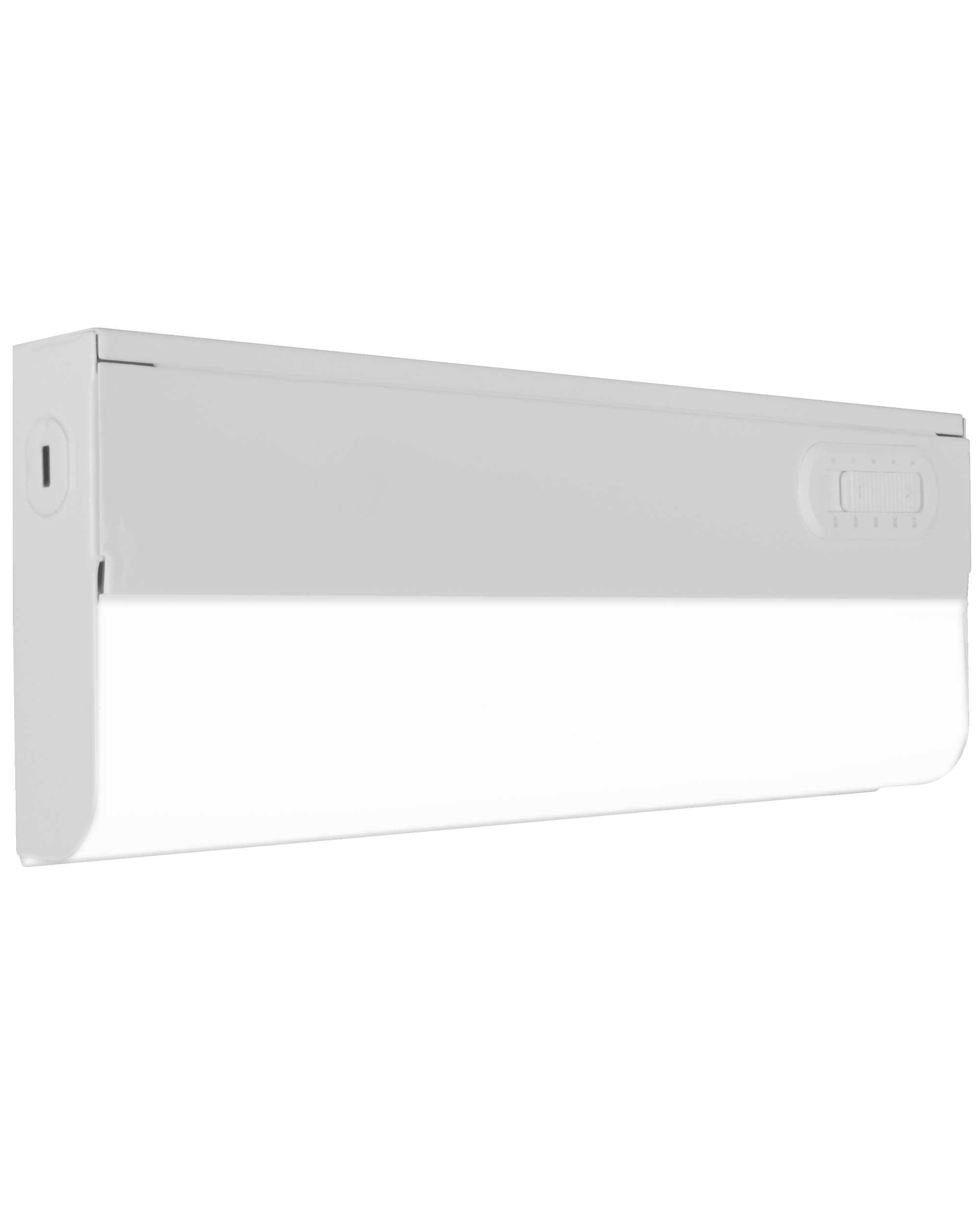 Nicor Lighting UCB109SNWH 9" LED Undercabinet CCT Selectable without Switch, Selectable CCT, White
