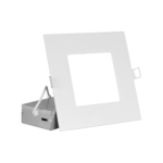 Nicor Lighting REL61120SSQWH 6" Edge-Lit Recessed LED Downlight Square, Selectable CCT, White