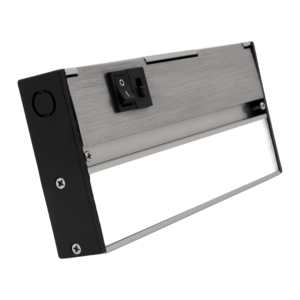 Nicor Lighting NUC508SNK 8" LED Undercabinet, Selectable CCT, Nickel