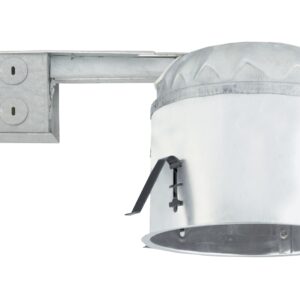 Nicor Lighting 17004R 6" Shallow Remodel Housing, Silver