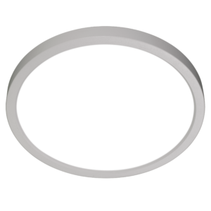 Nicor Lighting DSE921203KRDWH 9" Edge-Lit LED Surface-Mount Round, 3000K, White