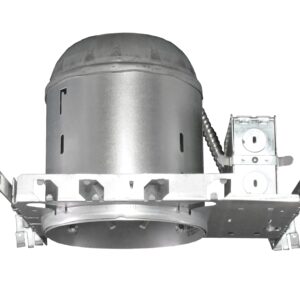 Nicor Lighting 17000 6" Non-IC Universal Housing, Silver